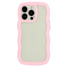  iPhone 16 Pro Max Skal Wavy Hybrid Rosa