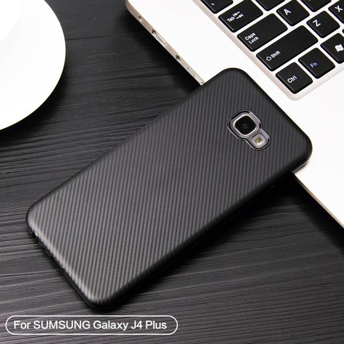 Bild 5,  Samsung Galaxy J4 Plus - Carbon Skal - Svart
