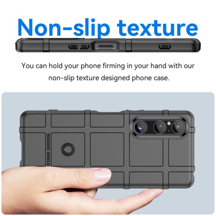 Bild 4,  Sony Xperia 1 V Skal TPU Robust Svart