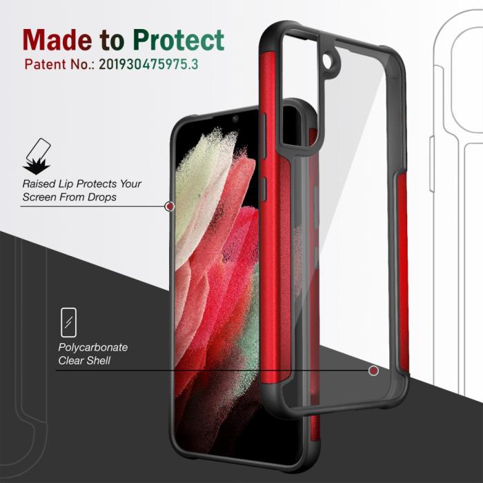 Bild 2,  Samsung Galaxy S22 Plus Skal Hybrid Shockproof Blå