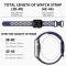 ColorPop Sportarmband Dual-Color Apple Watch 42/41/40/38 mm (S/M) Blå/Vit