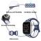 ColorPop Sportarmband Dual-Color Apple Watch 42/41/40/38 mm (S/M) Blå/Vit