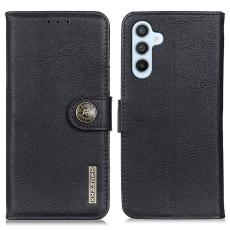 KHAZNEH KHAZNEH Samsung Galaxy S24 FE Fodral L&auml;der Svart