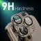 NORTHJO NORTHJO iPhone 16 Pro/16 Pro Max Linsskydd Brun