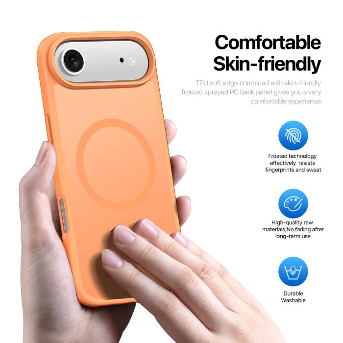 Bild 5, DUX DUCIS DUX DUCIS iPhone Air Skal MagSafe Yind Series Orange