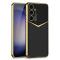 GKK GKK Galaxy S25 Plus Skal Läder Hybrid Electroplate Svart