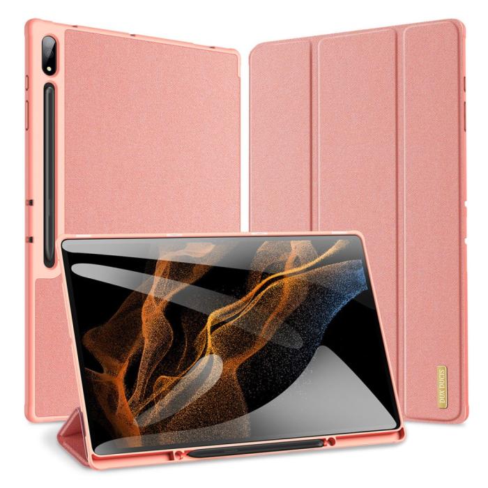Bild 2, DUX DUCIS DUX DUCIS Galaxy Tab S9 Ultra DOMO Fodral Tri-Fold Rosa