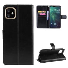  iPhone 12 Pro Max - Crazy Horse Fodral - Svart