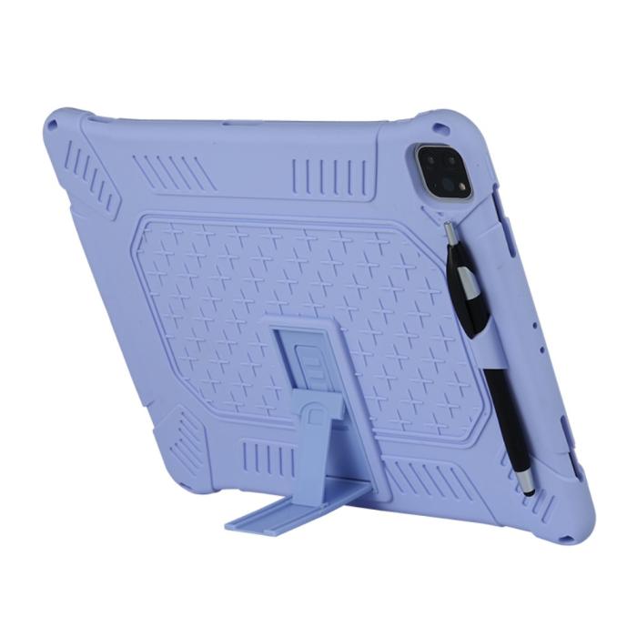 Bild 4,  iPad Pro 12.9 (2018/2020/2021) - Hybrid Skal Kickstand Och Rem - Lila