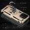  iPhone 13 Pro Max - Shockproof Hybrid Armor Ring Skal - Guld