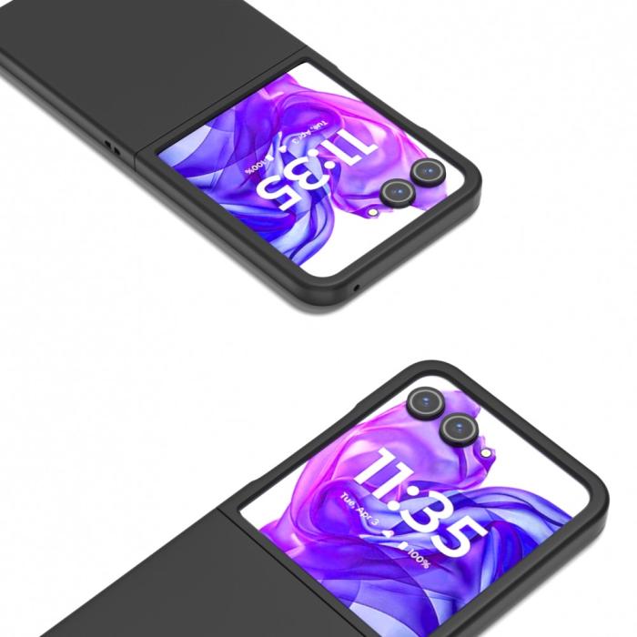 Bild 2,  Motorola Razr 50 Ultra 5G Mobilskal Skin Touch Svart