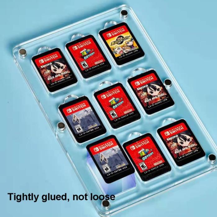 Bild 4,  Magnetisk Förvaringsbox För 9 st Nintendo Switch Spel