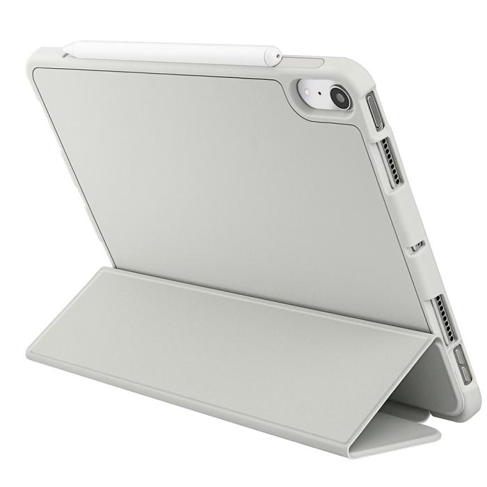 Bild 4,  iPad Mini 2024/2021 Fodral Tri-Fold Pennhållare Grå