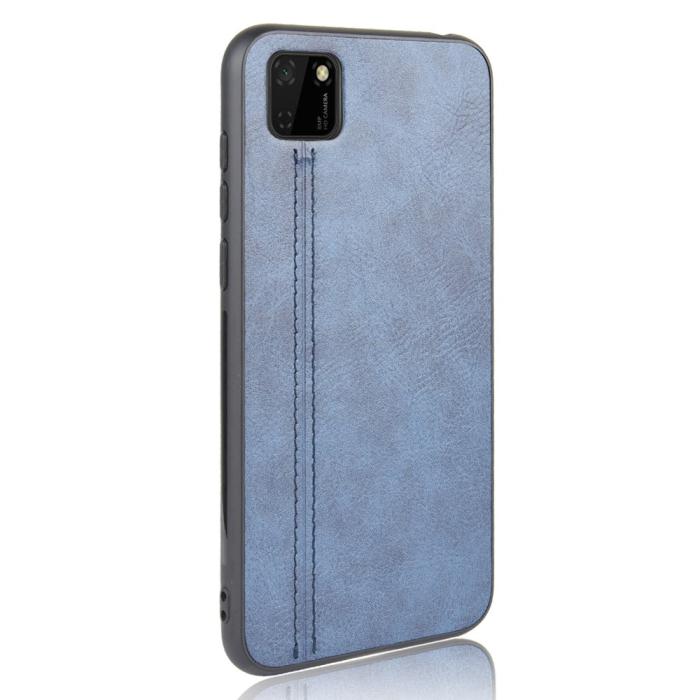 Bild 5,  Huawei Y5p - Hybrid Läder Skal - Blå