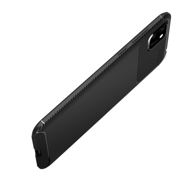 Bild 5,  Huawei Y5p - Kolfiber Textur Skal - Svart