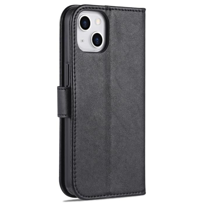 Bild 3, AZNS AZNS iPhone 14 Plus Fodral Läder Svart