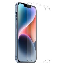 ENKAY ENKAY iPhone 15 2-PACK Sk&auml;rmskydd H&auml;rdat Glas
