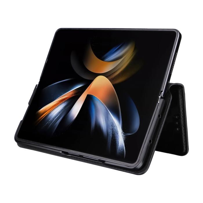 Bild 5,  Galaxy Z Fold 6 Fodral Läder Svart