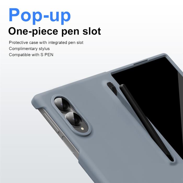 Bild 4,  Samsung Galaxy Z Fold 8 Skal Inkl. Skärmskydd & Penna Grå