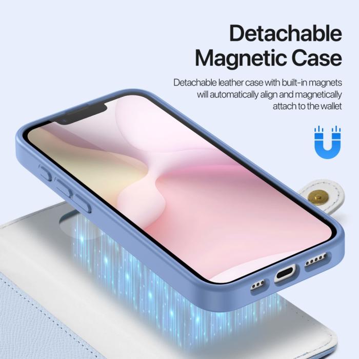 Bild 5, DUX DUCIS DUX DUCIS iPhone 17e / 16e 2in1 Magnet Fodral Lawa Series Blå