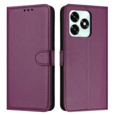  Honor X5c Plus Pl&aring;nboksfodral L&auml;der Lila