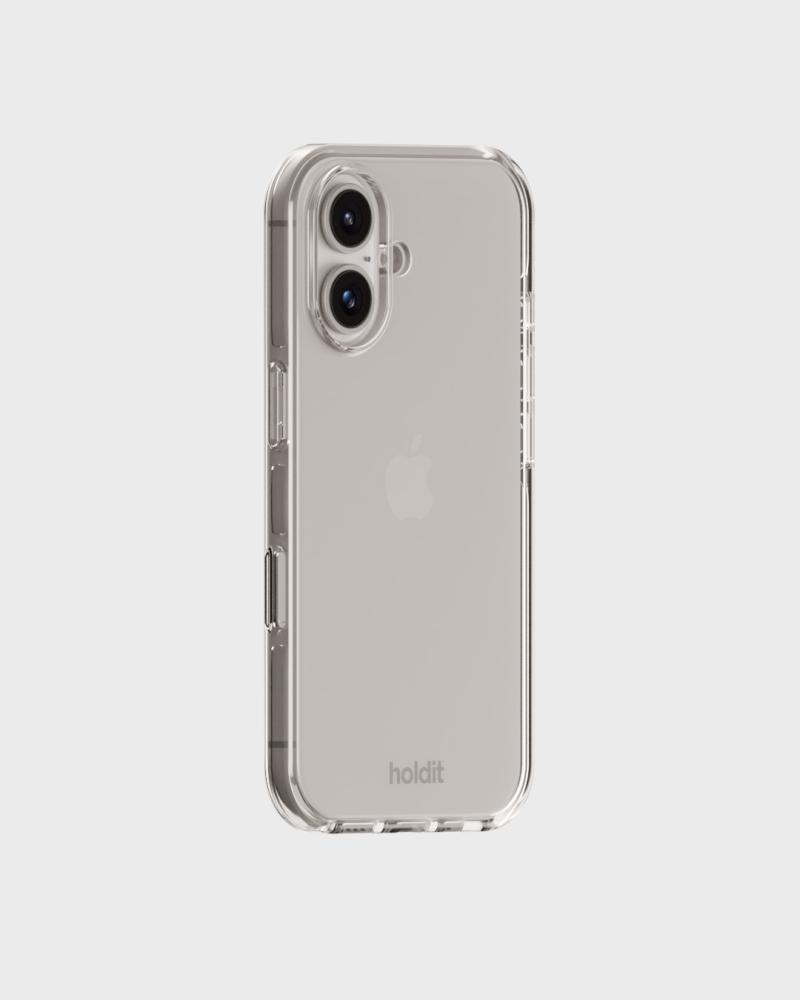 holdit holdit iPhone 16 Mobilskal Seethru Vit