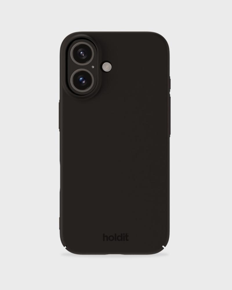 holdit holdit iPhone 16 Mobilskal Slim Svart