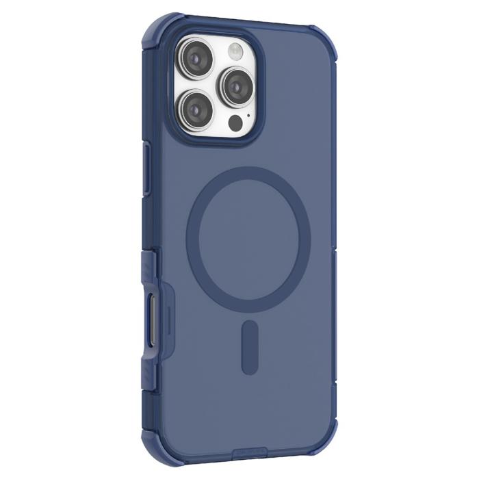 Bild 2,  iPhone 16 Pro Skal MagSafe Shockproof Hybrid Blå