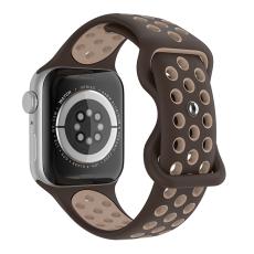 ColorPop Sportarmband Dual-Color Apple Watch 42/41/40/38 mm (S/M) Brun