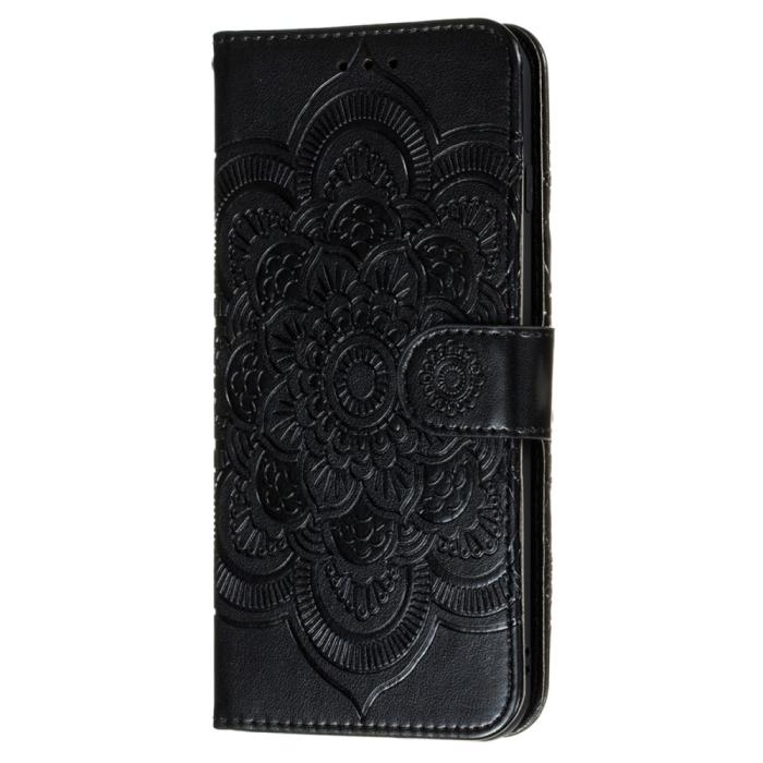 Bild 2,  Samsung Galaxy S22 Plus Fodral Mandala Flower Svart