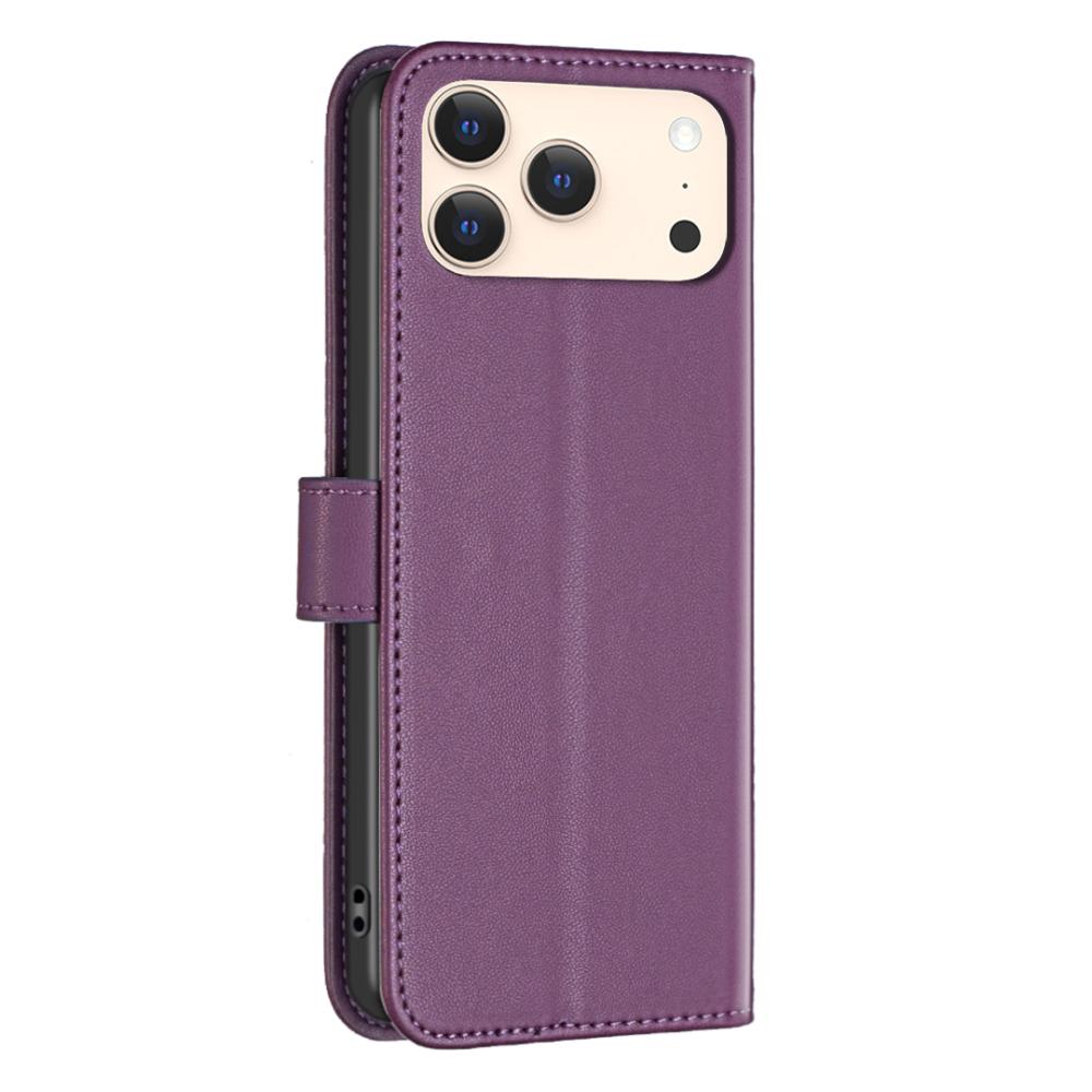 BINFEN BINFEN iPhone 17 Pro Max Fodral Läder Lila