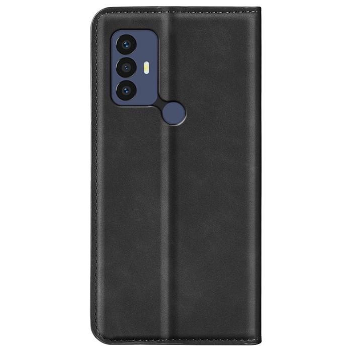 Bild 3,  TCL 305 (2022) Fodral Flip Läder Svart