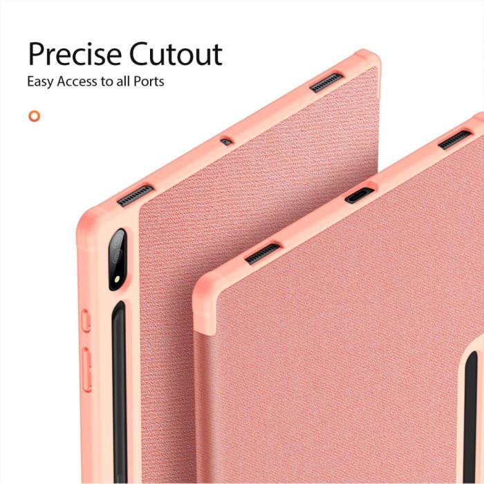 Bild 6, DUX DUCIS DUX DUCIS Galaxy Tab S9 Ultra DOMO Fodral Tri-Fold Rosa
