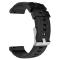  Silikon Armband Diamond Textur Suunto (24mm) Svart