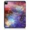  iPad Pro 12.9 (2020/2021) - Tri-Fold Fodral Med Pennhållare - Cosmic Space