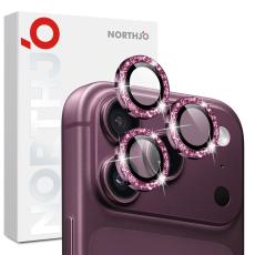 NORTHJO NORTHJO iPhone 18 Pro/18 Pro Max Linsskydd Glitter