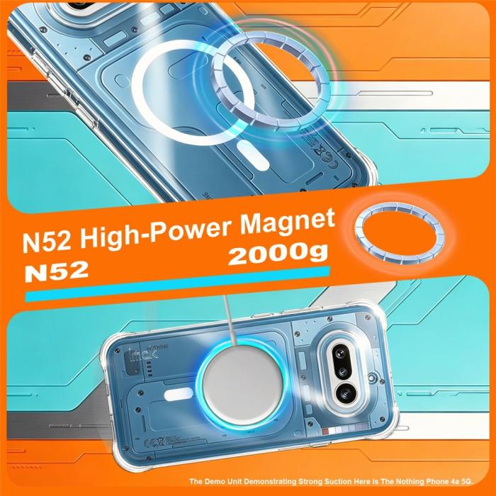 Bild 4, IMAK IMAK Xiaomi 17T Pro Skal MagSafe Shockproof Transparent