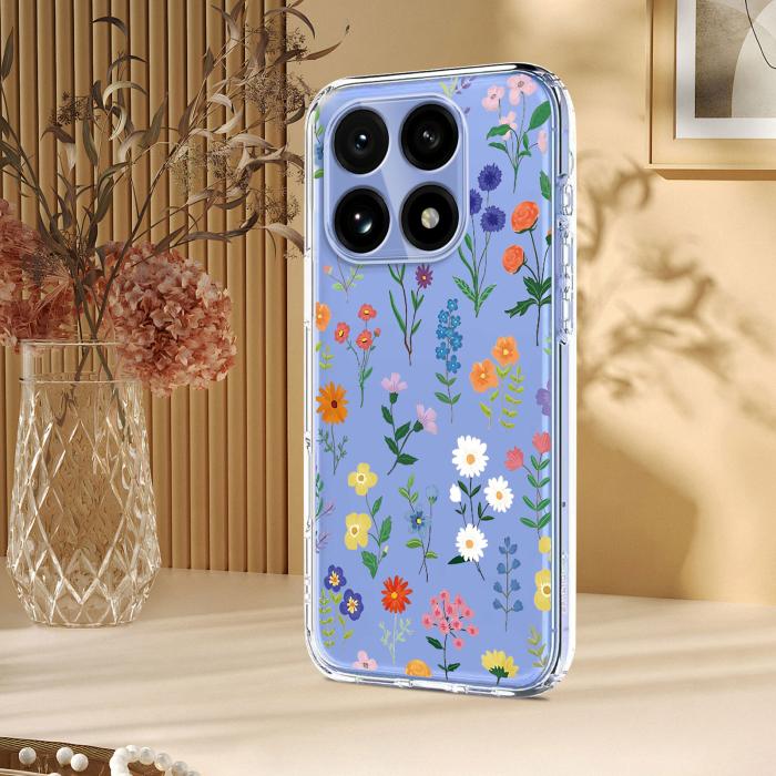 Bild 5,  Xiaomi 15T Skal Med Tryck Blommor