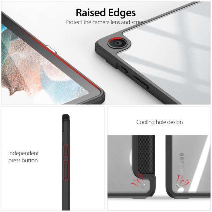 Bild 6, DUX DUCIS DUX DUCIS Galaxy Tab A9 Plus Fodral TOBY Tri-Fold Svart