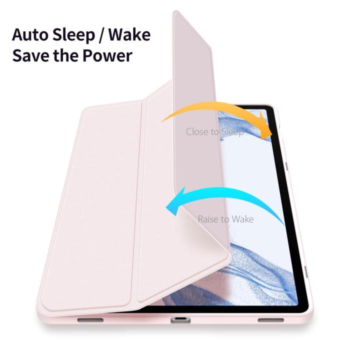 Bild 6, DUX DUCIS DUX DUCIS Galaxy Tab S9 FE Plus Fodral TOBY Hybrid Rosa