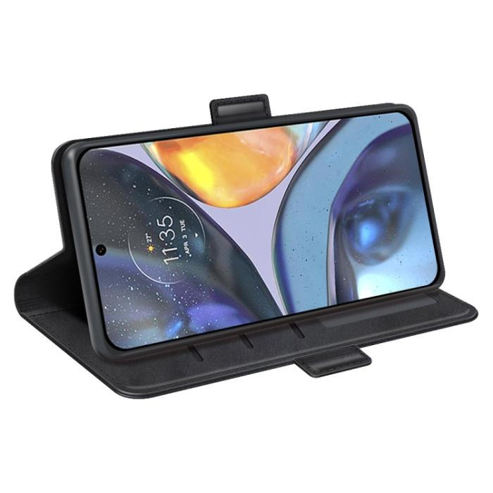 Bild 6,  Motorola Moto G22 Fodral Magnetisk Stängning Svart