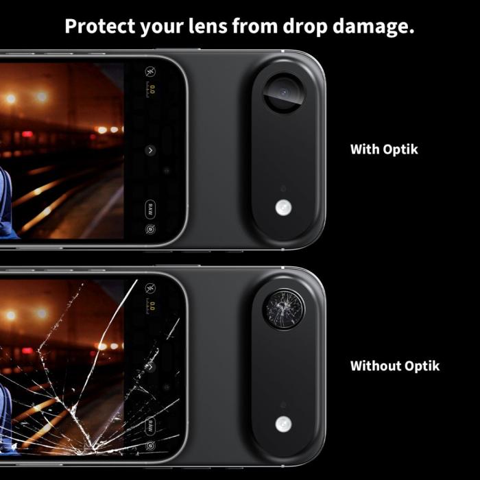 Bild 5, Tech-Protect Tech-Protect iPhone Air Linsskydd CamRing Fit+ Transparent