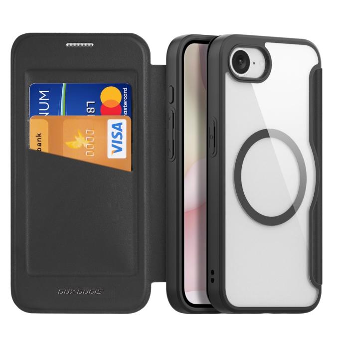 Bild 2, DUX DUCIS DUX DUCIS iPhone 17e / 16e Fodral MagSafe Skin X Pro Svart