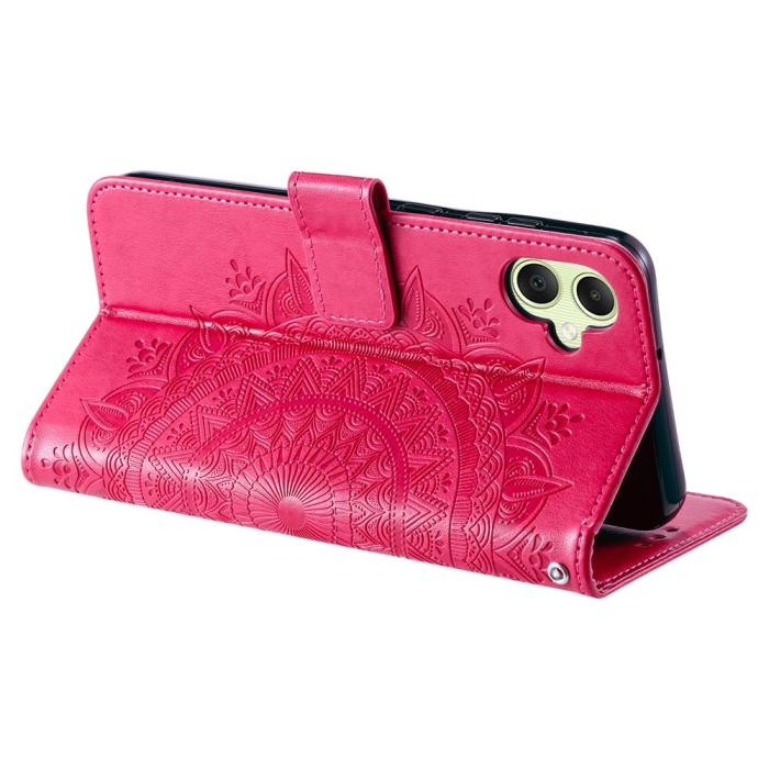 Bild 4,  Samsung Galaxy A07 Fodral Mandala Läder Rosa