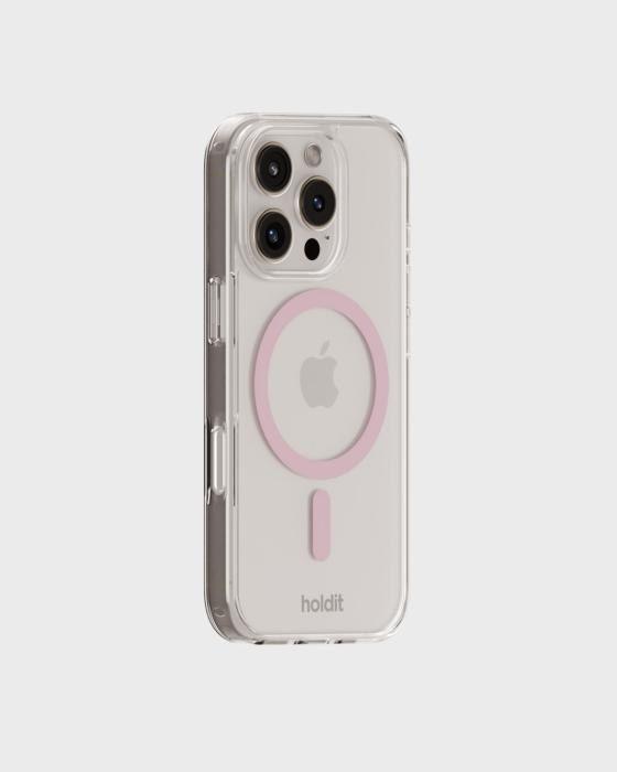Bild 2, holdit holdit iPhone 16 Mobilskal MagSafe Rosa/Transparent