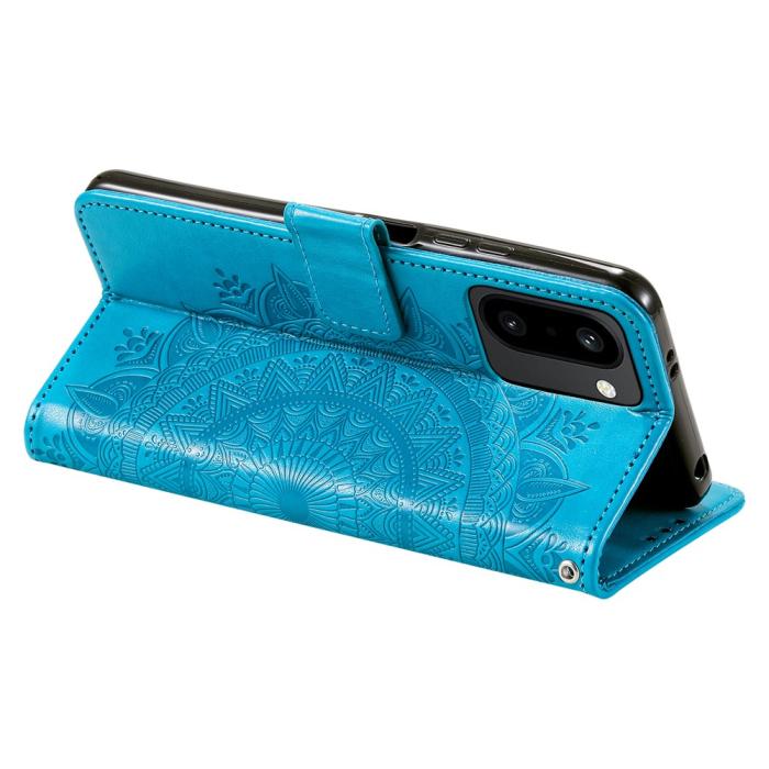 Bild 4,  OnePlus 15R Fodral Mandala Läder Blå