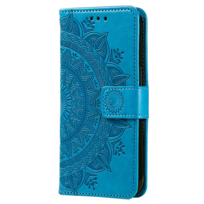 Bild 5,  OnePlus 15R Fodral Mandala Läder Blå