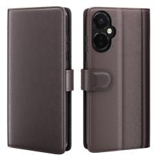  OnePlus Nord CE 3 Lite 5G Fodral Premium &Auml;kta L&auml;der Brun