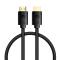 BASEUS Baseus 50cm 8K HD 60Hz HDMI - HDMI Nylon Kabel Svart