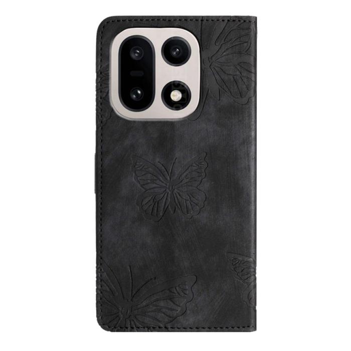 Bild 2,  OnePlus 15 Fodral Med Fjäril Tryck Svart